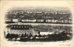 VINTAGE POSTCARD Lyon View taken of the Gay Restaurant