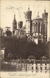 VINTAGE POSTCARD Lyon Notre Dame de Fourviere L Apse and L old Vault