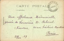 VINTAGE POSTCARD Lyon the Basilica and L Which occurred of the Tower of Fourviere