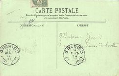 VINTAGE POSTCARD Lyon Junction of the Rhone and the Saone taken of Notre Dame de Fouviere