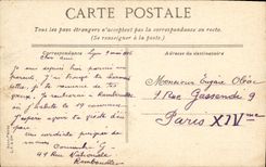 VINTAGE POSTCARD Lyon the Statue of Louis the Large one