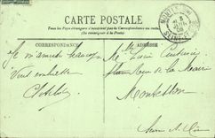 VINTAGE POSTCARD Lyon Law courts and Catheau de Fourviere the Tower and the Gay restaurant