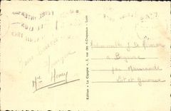 VINTAGE POSTCARD Lyon Bridge of the Mouth