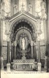 VINTAGE POSTCARD Lyon Sanctuary of the Basilica ND of Fourviere