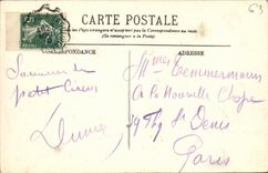 VINTAGE POSTCARD Environs Of the Mount Gilds the road and Puy de Sancy