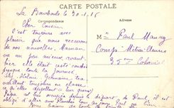 VINTAGE POSTCARD Bourboule L Church Entered of the boulevard of L town hall