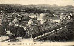 VINTAGE POSTCARD Bourboule Large thermal baths
