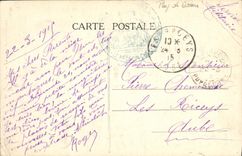 VINTAGE POSTCARD Surroundings of Bourboule and the Mount Gild the cascade of forgiveness close the cascade of the Canopy