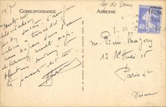 VINTAGE POSTCARD Riom Maison known as of the Consuls Banks Chevalerias