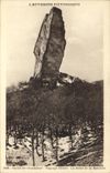 VINTAGE POSTCARD Valley of Chaudefour Landscape D winter the rock of resentment