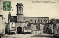 VINTAGE POSTCARD Chamalieres L Church