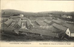 VINTAGE POSTCARD Auvergne View of the Camp of the Fountain of the Militaria Shepherd