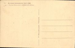 VINTAGE POSTCARD Lyon the old Lyonese of 1550 has 1800 Sight of the castle of L Arbresle