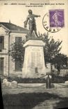 VINTAGE POSTCARD Number combinations War memorial For the Militaria Fatherland