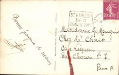 VINTAGE POSTCARD Holy Emilion the Tower of Guetteur