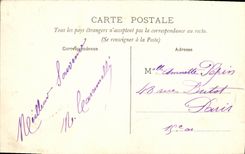 VINTAGE POSTCARD Arcachon the Beach downward Tide