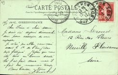 VINTAGE POSTCARD Arcachon the Beach and the Pier Children