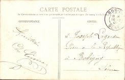 VINTAGE POSTCARD Mars the Tower Memorial of the Militaria August 16th  1870