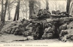 VINTAGE POSTCARD Luneville the Cascade With the Thickets