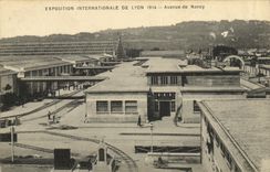 VINTAGE POSTCARD Lyon Avenue of Nancy International exhibition of 1914