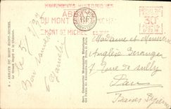 CPA Mont Saint Michel Le grand degre et le chatelet