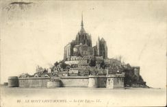 CPA Mont Saint Michel La Cote Est