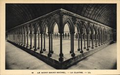 CPA La Mont Saint Michel Le Cloitre