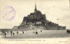 CPA La Mont Saint Michel Vue Generale