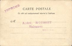 POSTAL Cherbourg L de la VENDIMIA antes del barco portuario del barco