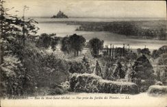 CPA Avranches Baie du Mont Saint Michel Vue Prise du Jardin des Plantes