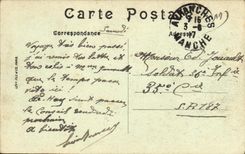 Estribillo de Avranches Notre Dame de la POSTAL de la VENDIMIA