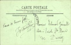 Cortes de ley de Avranches de la POSTAL de la VENDIMIA