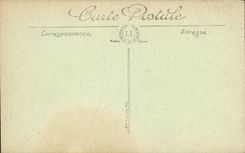 VINTAGE POSTCARD Arvillers chorus of L church after the Militaria bombardment