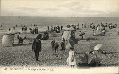 CPA Le Crotoy La Plage et la Mer