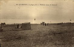 CPA Le Crotoy La Plage Jolie