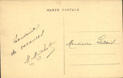 VINTAGE POSTCARD Cayeux the Beach Semaphore and sand Dunes