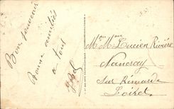 VINTAGE POSTCARD Cayeux On Sea Cabins and the Beach