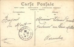 CPA Mont Saint Michel Interieur de L Eglise paroissiale La nef