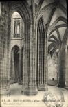 CPA Mont St Michel Abbaye Piliers du choeur 