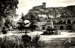 CPM Lourdes Musee Notre Dame de Lourdes et le Chateau fort