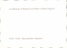 MODERN CARD Etretat the Martyrdom the Cliff and the Gate D Downstream