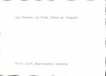 MODERN CARD Etretat the Cliffs the Gate D Downstream and L Switches