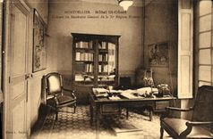 VINTAGE POSTCARD Montpellier Hotel St Like Cabinet of the general secretary of Economic Xeme area