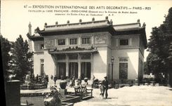 CPA Exposition Internationale des Arts Decoratifs Paris 1925 Pavillon de l Asie Francaise Indo Chine