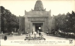 CPA Exposition Internationale des Arts Decoratifs Paris 1925 Pavillon de l Afrique Francaise