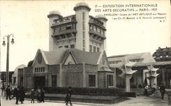 CPA Exposition Internationale des Arts Decoratifs Paris 1925 Pavillon Societe de l Art Applique aux Metiers