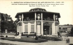 CPA Exposition Internationale des Arts Decoratifs Paris 1925 Pavillon Studium Louvre