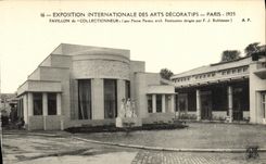 CPA Exposition Internationale des Arts Decoratifs Paris 1925 Pavillon du Collectionneur