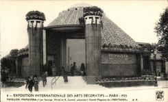 CPA Exposition Internationale des Arts Decoratifs Paris 1925 Pavillon Primavera 