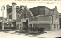 CPA Exposition Internationale des Arts Decoratifs Paris 1925 Pavillon de Tissus et des Etoffes d Ameublement